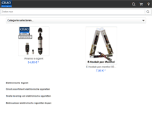 Tablet Screenshot of elektronische-sigarettenshop.com